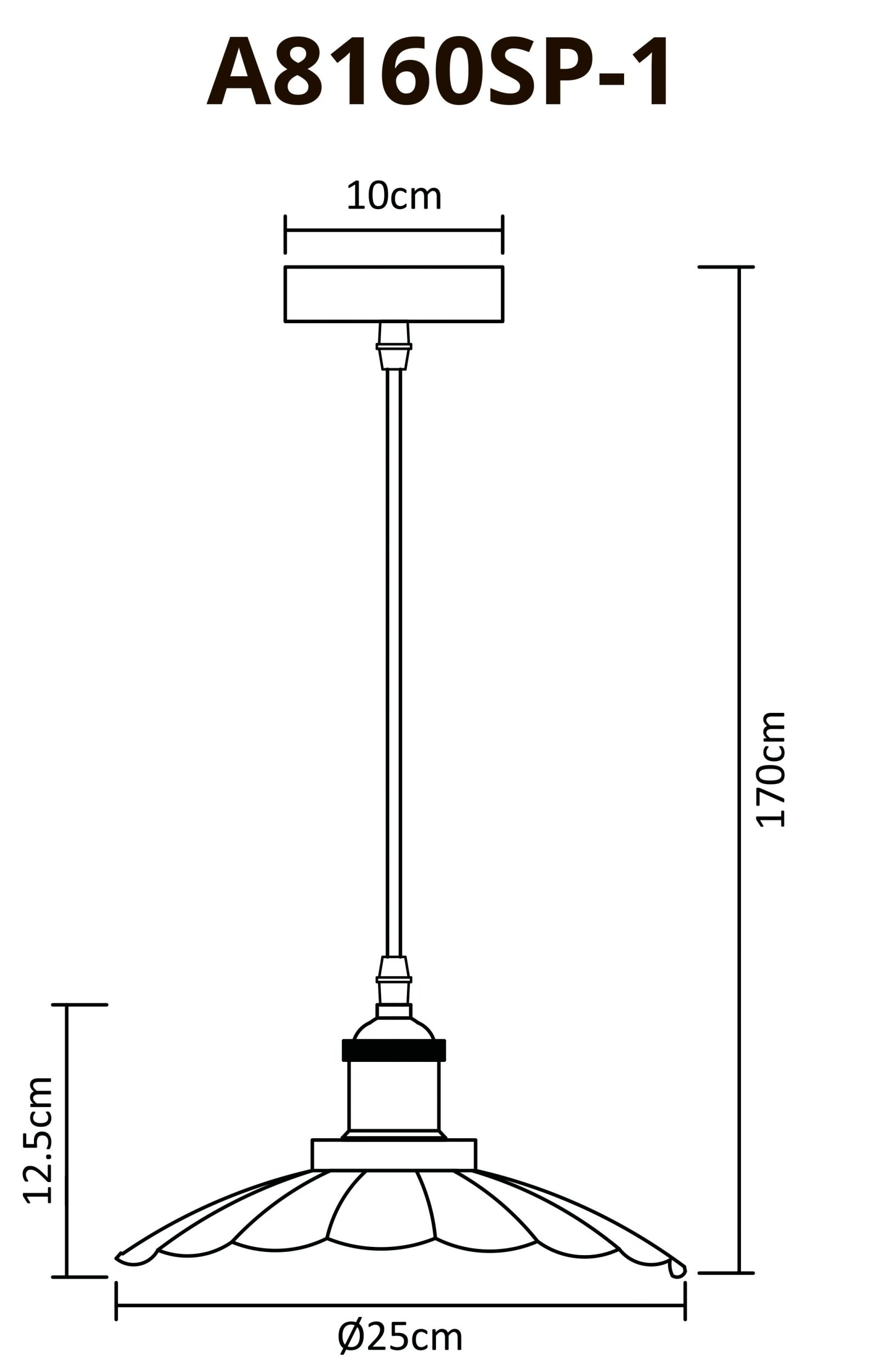 Светильник Arte Lamp ASTI A8160SP-1GY, цвет серый - фото 3