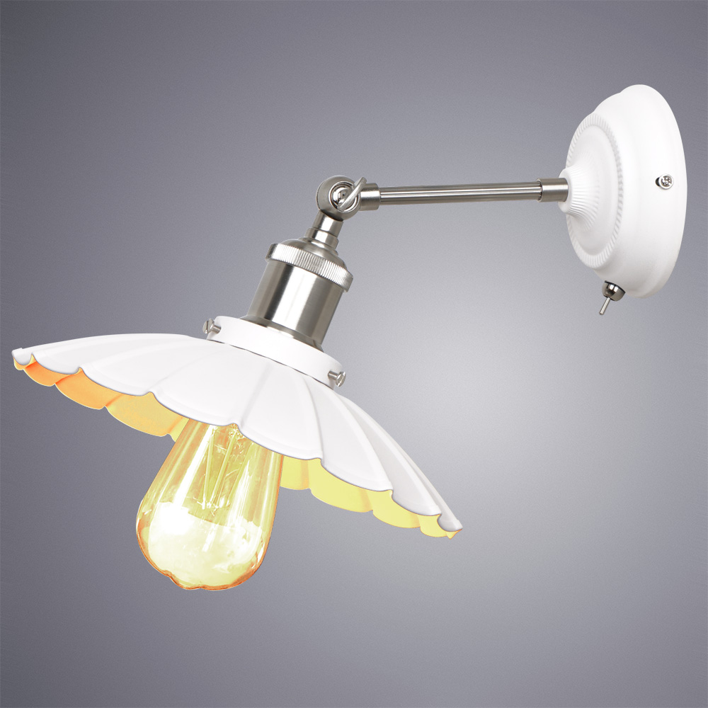 Светильник Arte Lamp Asti A8160AP-1WH, цвет белый - фото 2