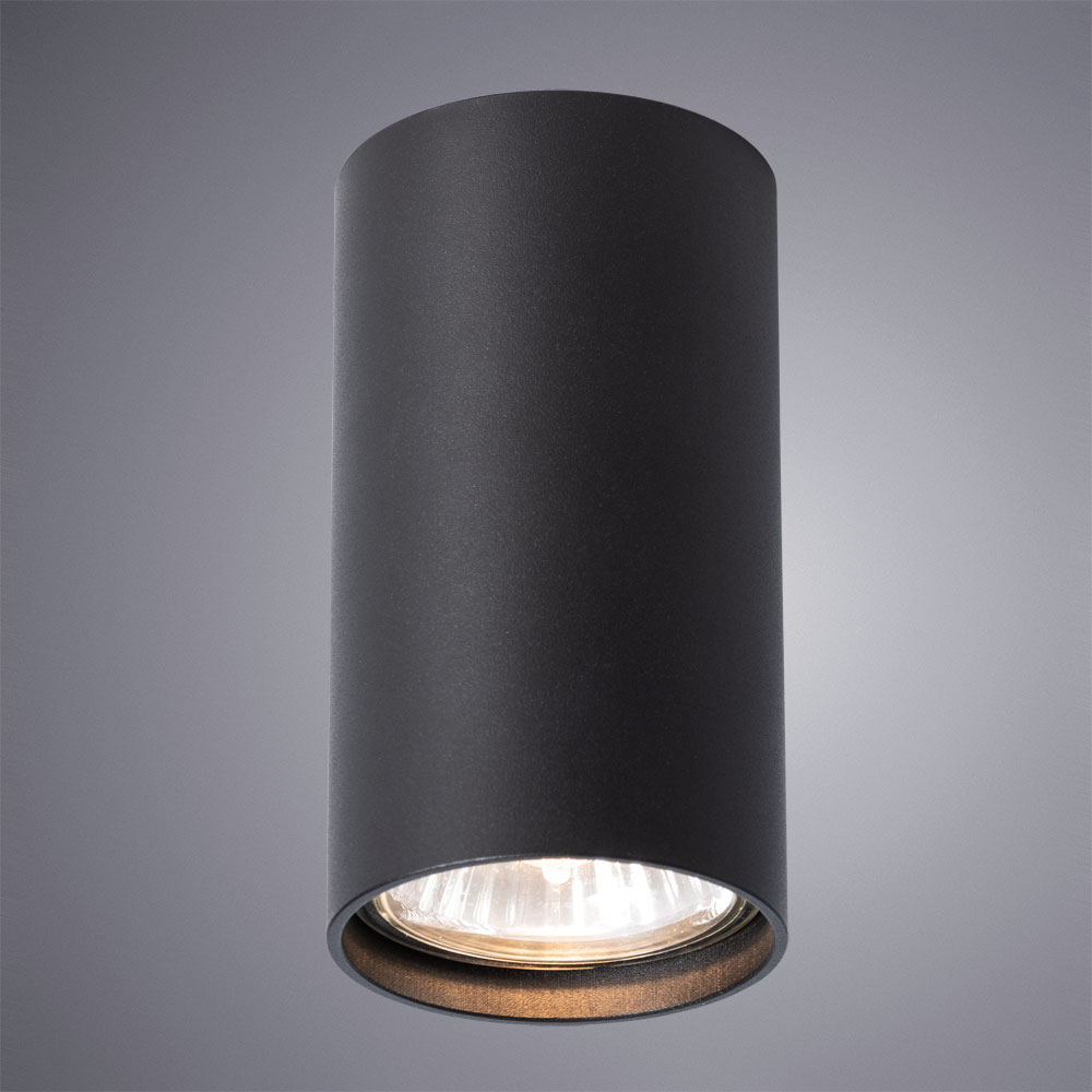 Потолочный светильник Arte Lamp Unix A1516PL-1BK, цвет черный - фото 2