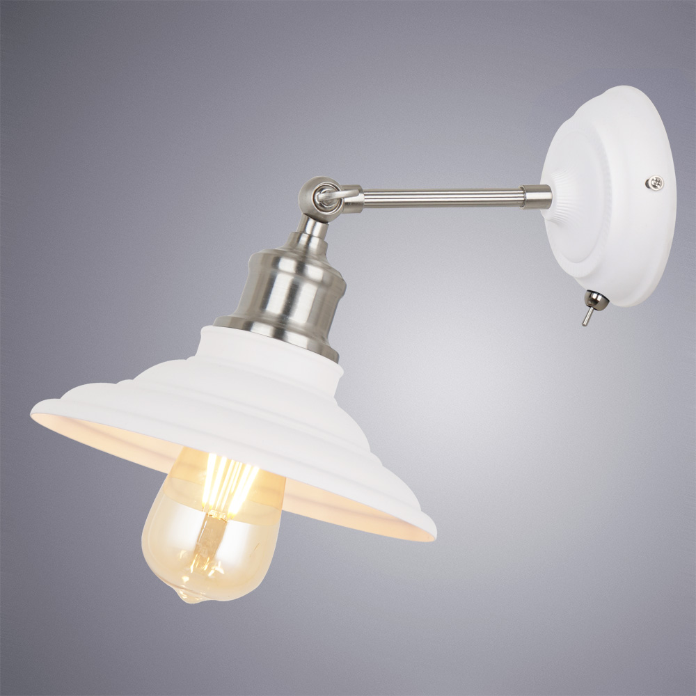 Светильник Arte Lamp Lido A5067AP-1WH, цвет белый - фото 2