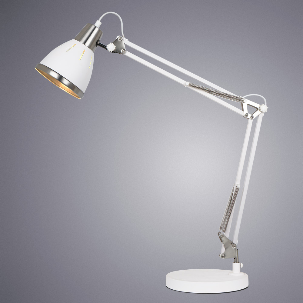 Настольная лампа Arte Lamp PIXAR A2246LT-1WH, цвет белый - фото 2