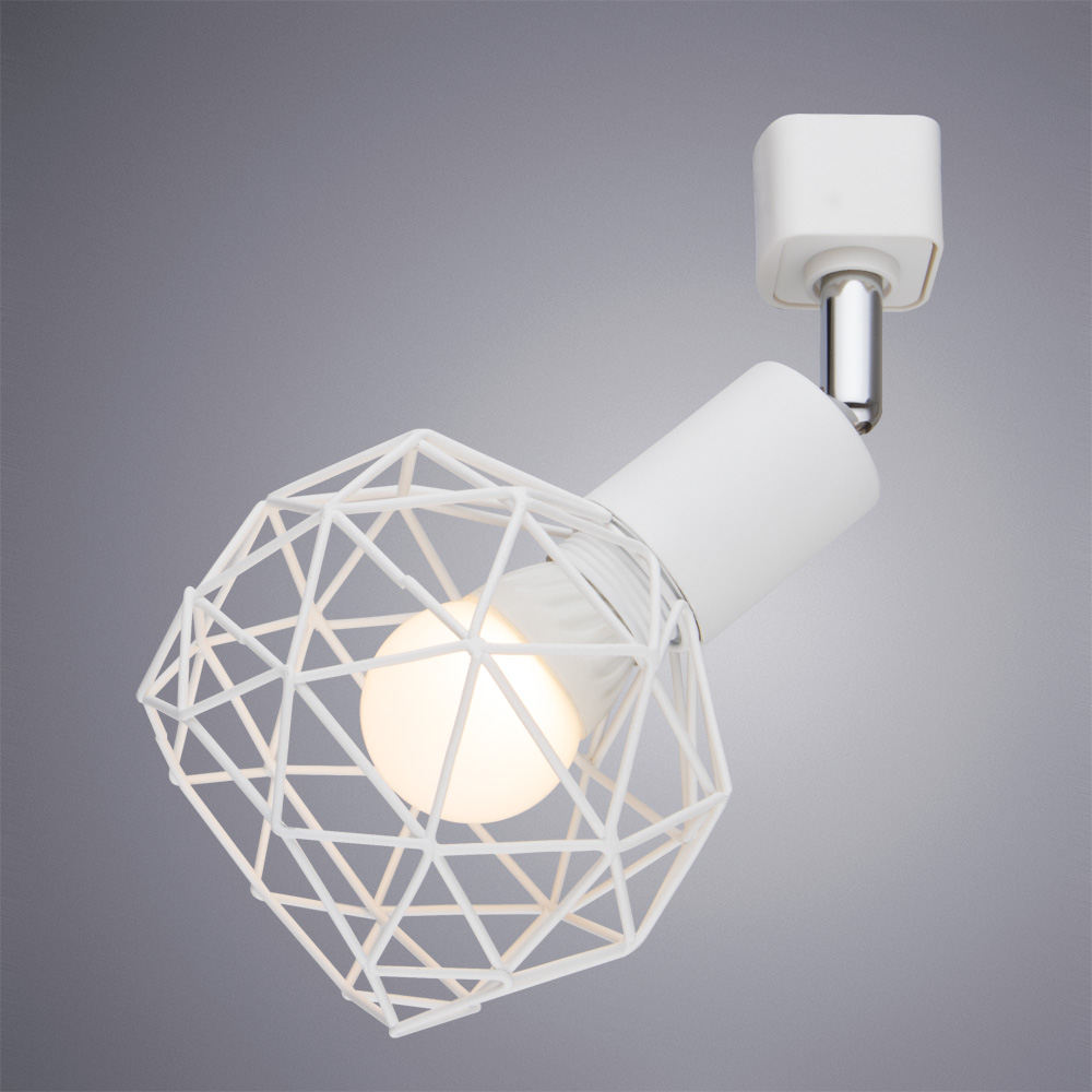 Трековый светильник Arte Lamp Sospiro A6141PL-1WH, цвет белый - фото 2