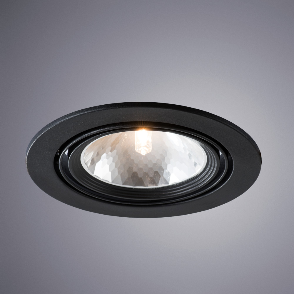 Встраиваемый Светильник Arte Lamp Apus A6664PL-1BK, цвет черный - фото 2