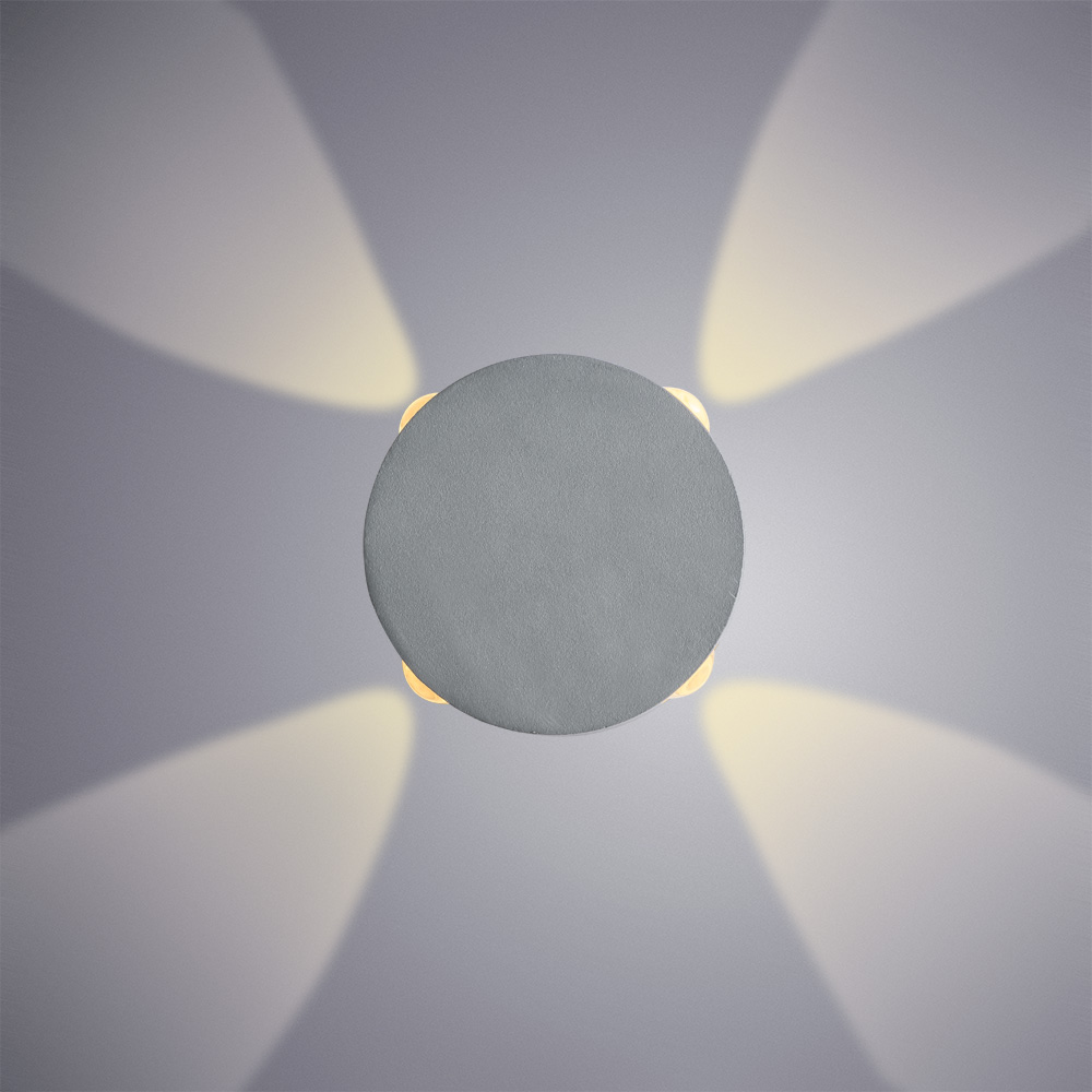Светильник Arte Lamp Tamburello A1525AP-1GY, цвет серый - фото 3