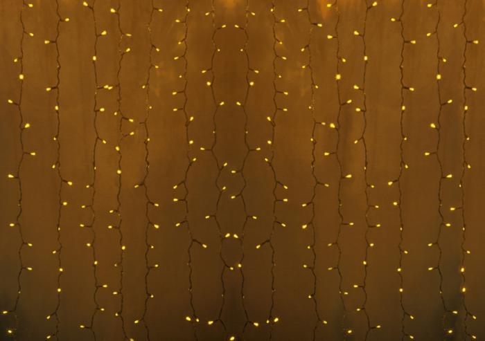 Гирлянда-дождь Neon-night 235-151, цвет желтый - фото 1