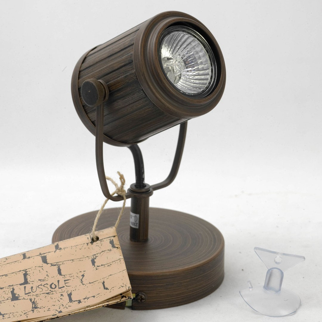 Трековый светильник Lussole CLIFTON LSP-9131-TAB, цвет коричневый - фото 2