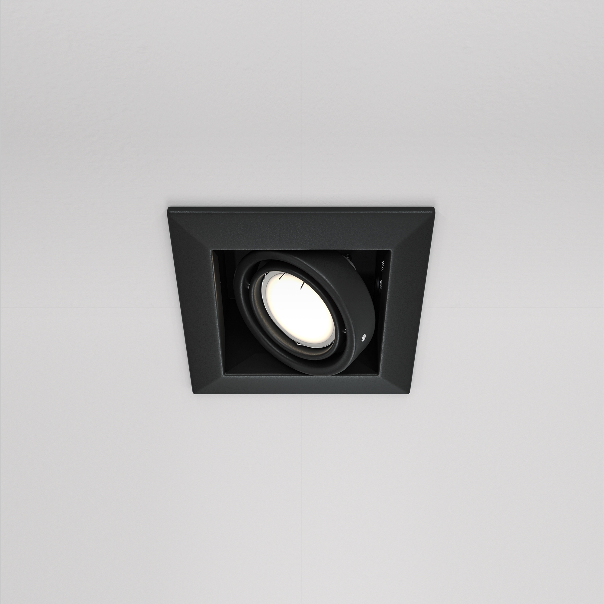 Встраиваемый Светильник Maytoni Metal Modern DL008-2-01-B, цвет черный - фото 2