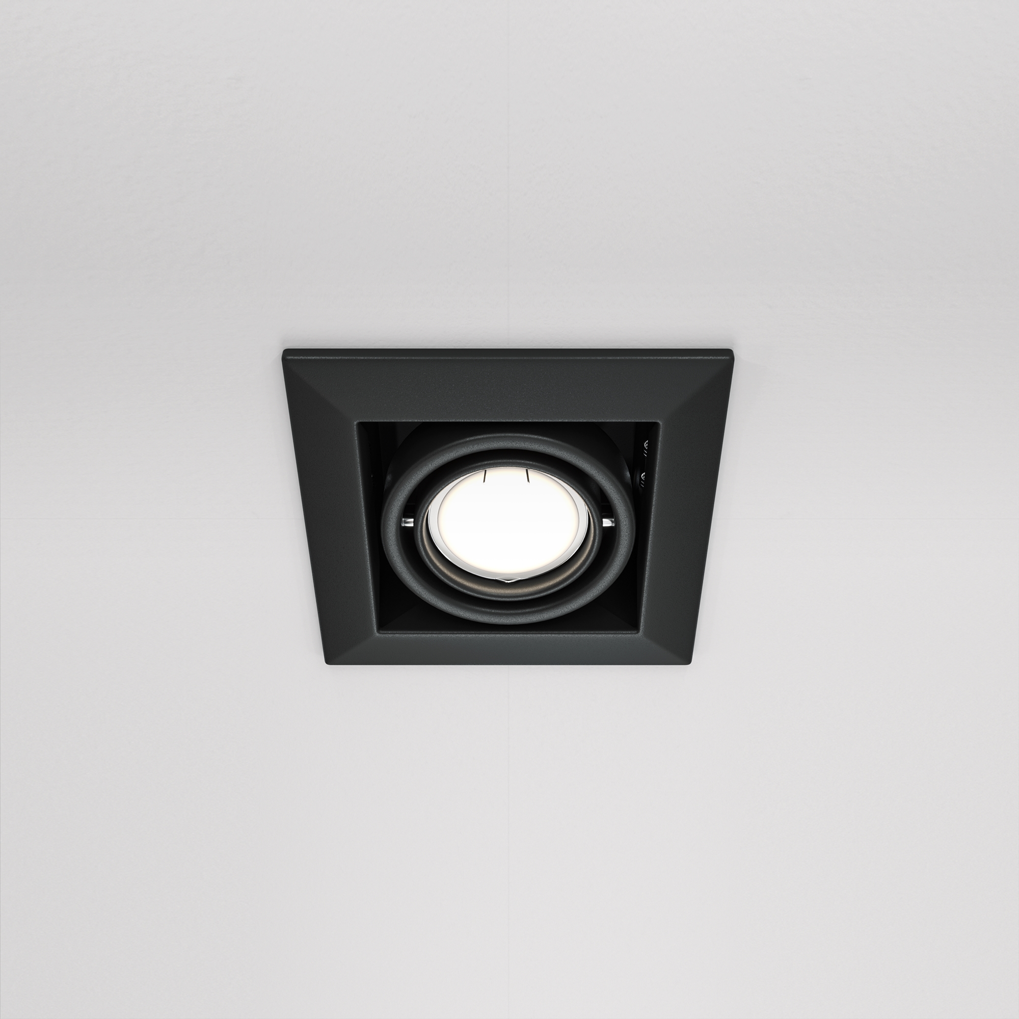 Встраиваемый Светильник Maytoni Metal Modern DL008-2-01-B, цвет черный - фото 4