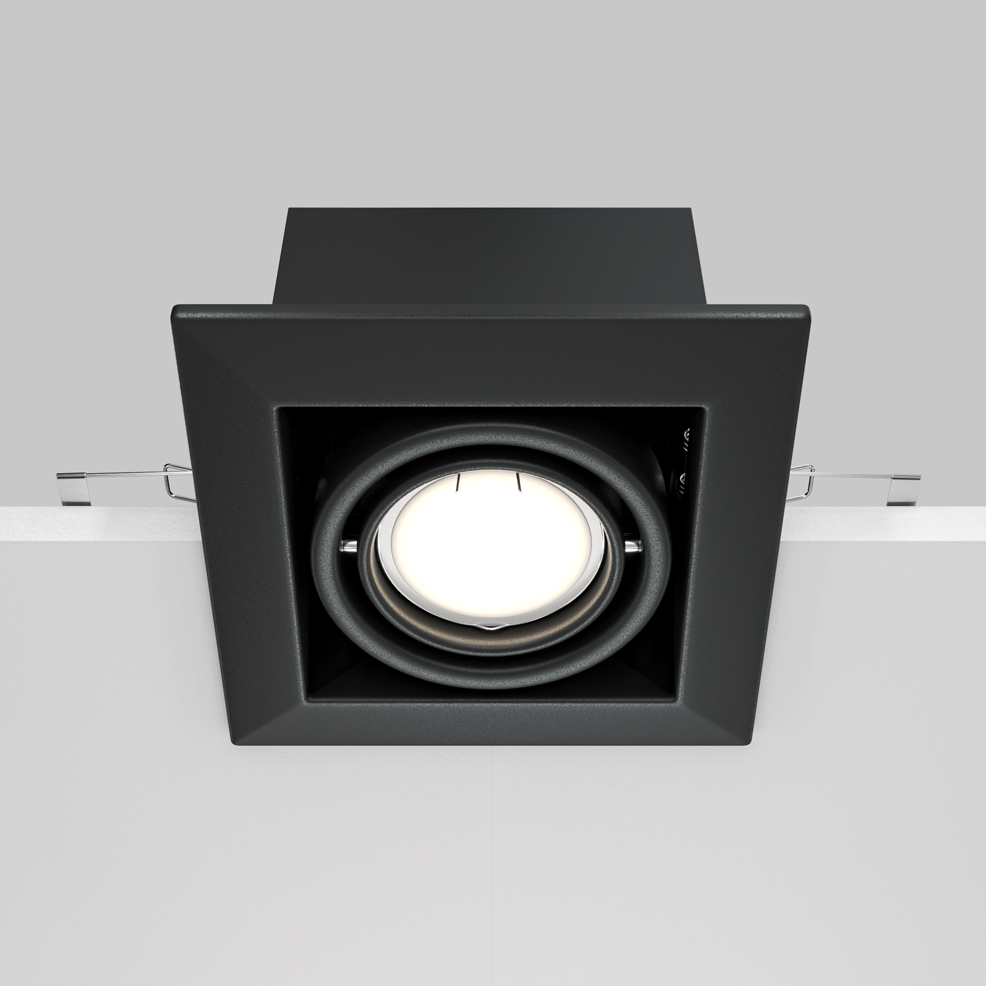 Встраиваемый Светильник Maytoni Metal Modern DL008-2-01-B, цвет черный - фото 5