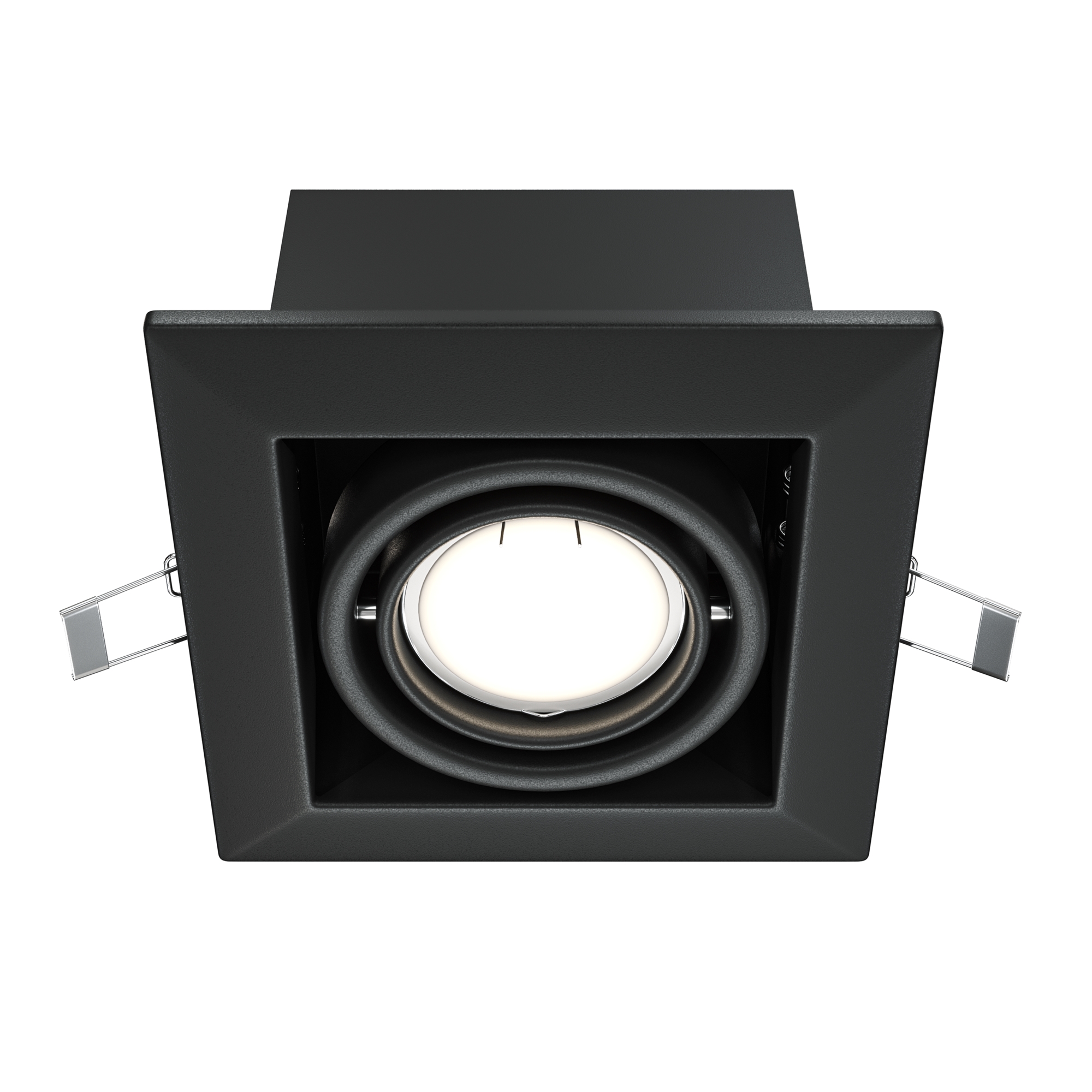 Встраиваемый Светильник Maytoni Metal Modern DL008-2-01-B, цвет черный - фото 1