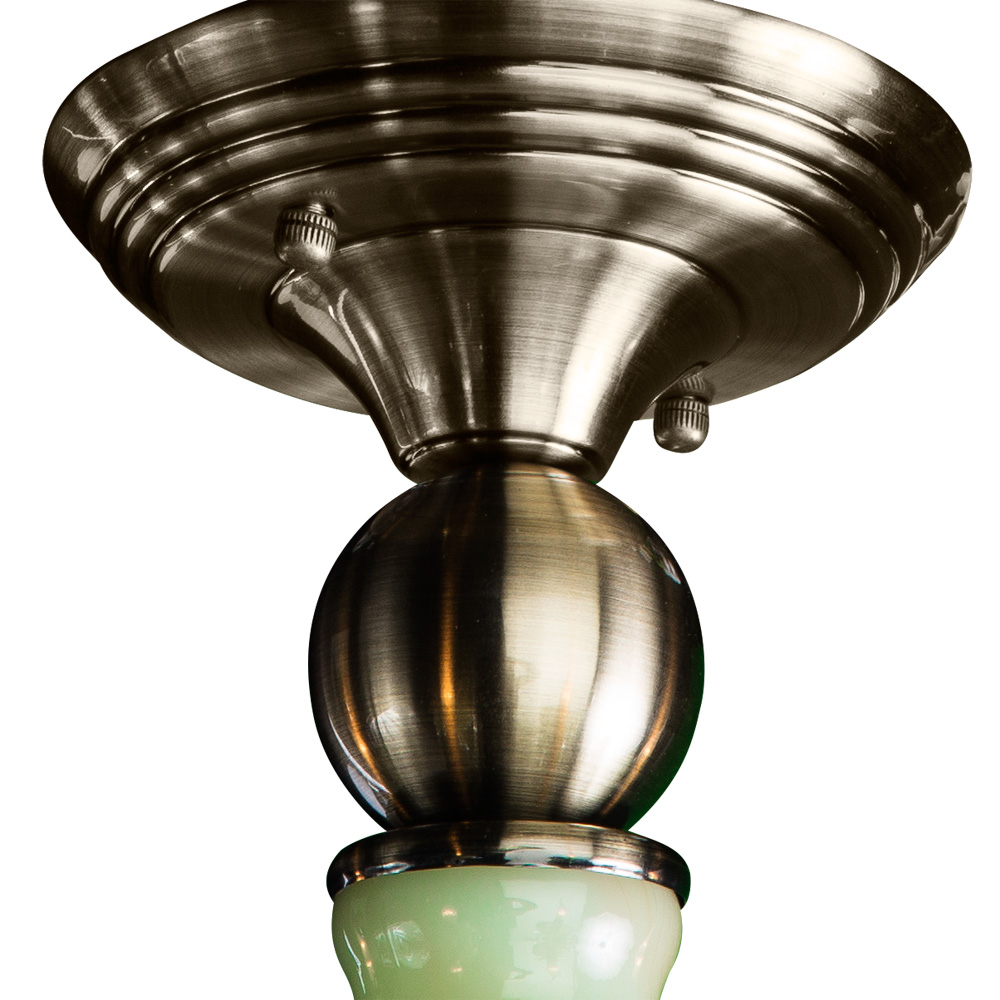 Люстра Arte Lamp ONYX GREEN A9592PL-5AB, цвет бронза - фото 3