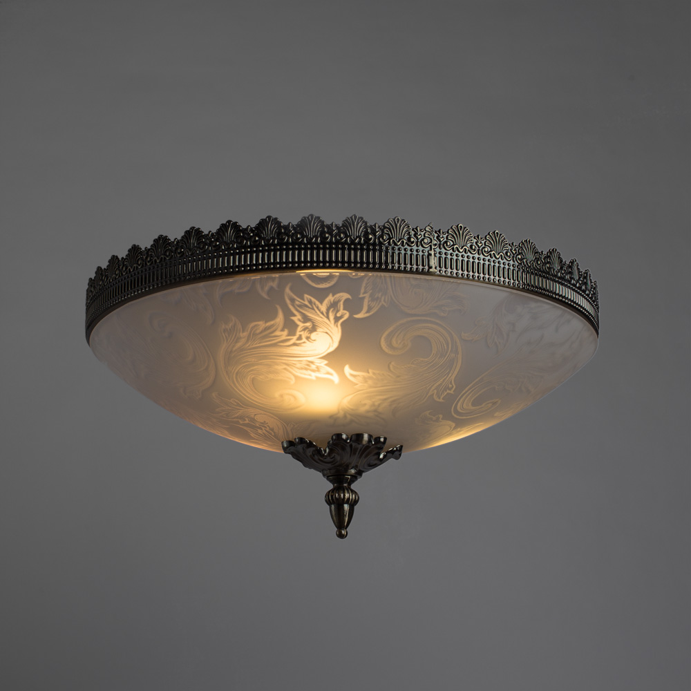 Светильник Arte Lamp Crown A4541PL-3AB, цвет бронза - фото 2