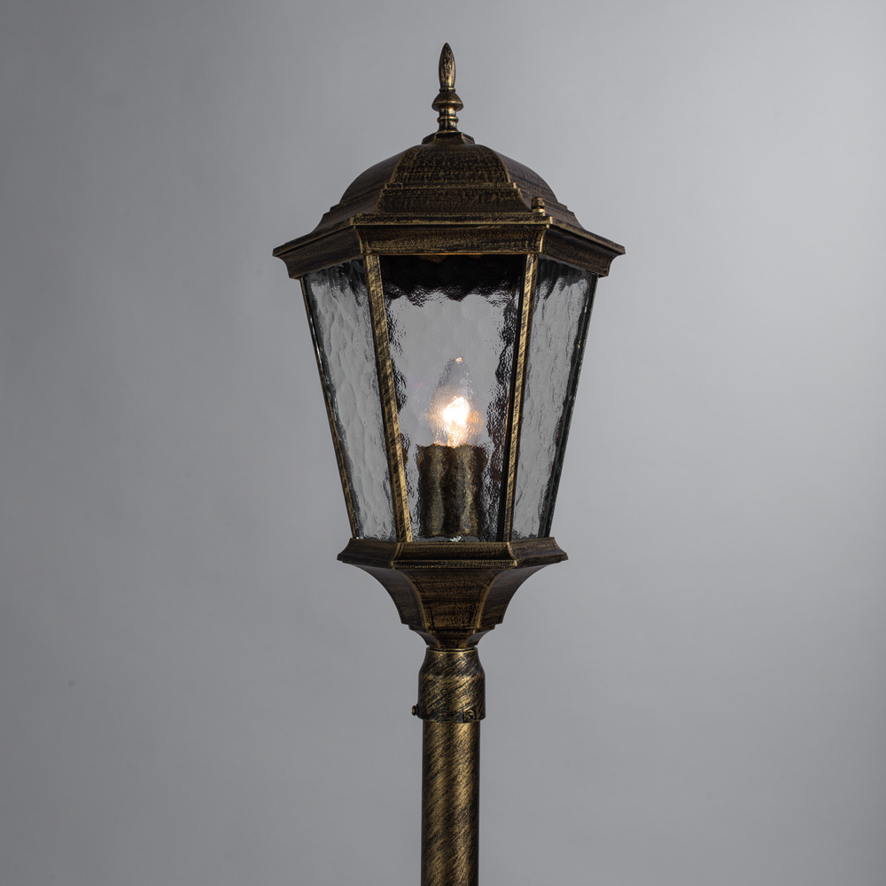 Уличный светильник Arte Lamp GENOVA A1206PA-1BN, цвет черный - фото 2