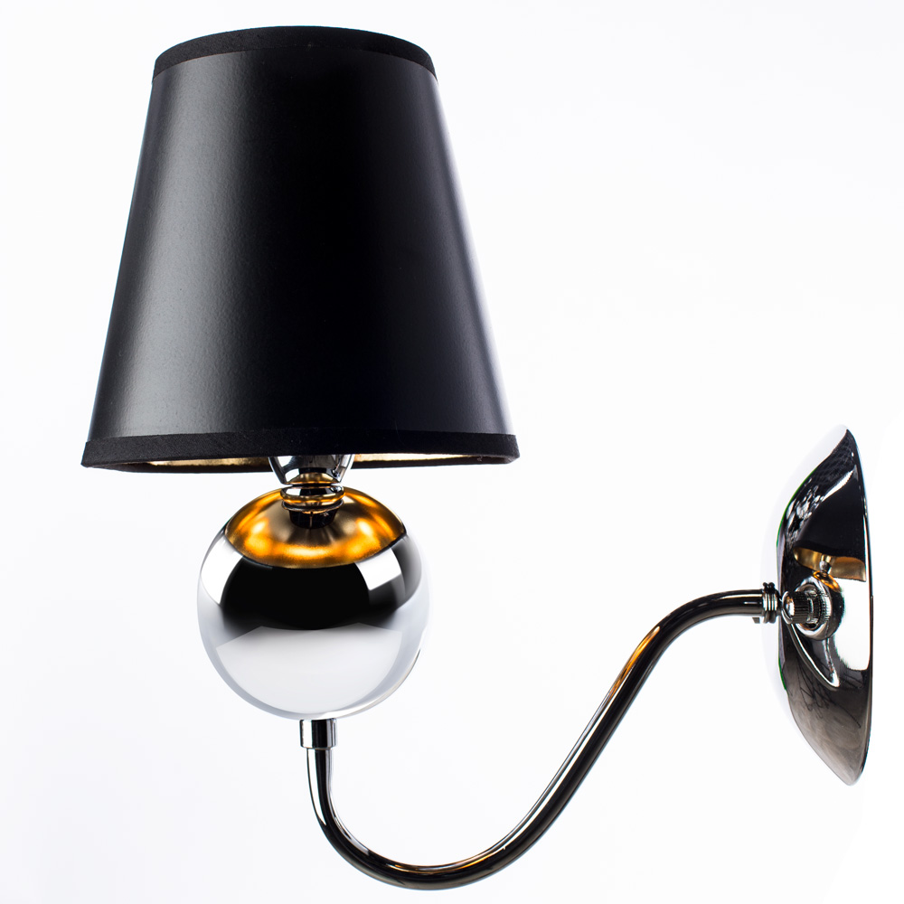 Бра Arte Lamp TURANDOT A4011AP-1CC, цвет черный - фото 2