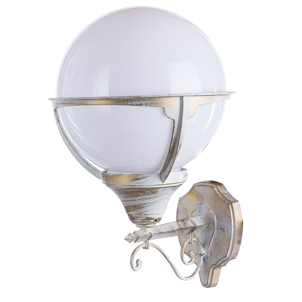 Уличный светильник Arte Lamp MONACO A1491AL-1WG, цвет белый - фото 1