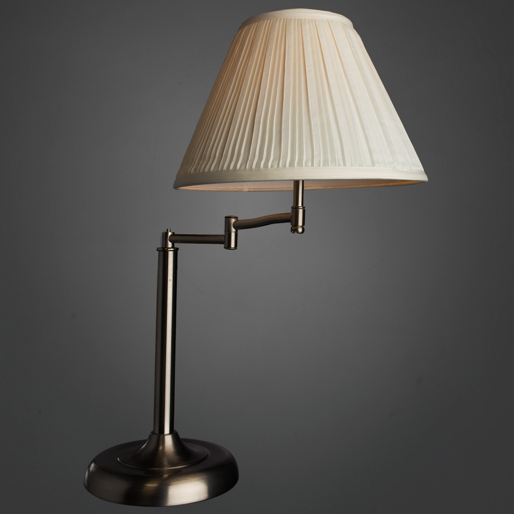 Настольная лампа Arte Lamp CALIFORNIA A2872LT-1SS, цвет белый - фото 2