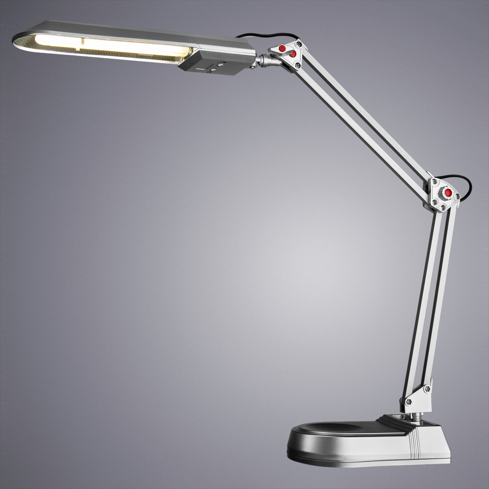 Настольная Лампа Arte Lamp Desk A5810LT-1SI, цвет серебристый - фото 2