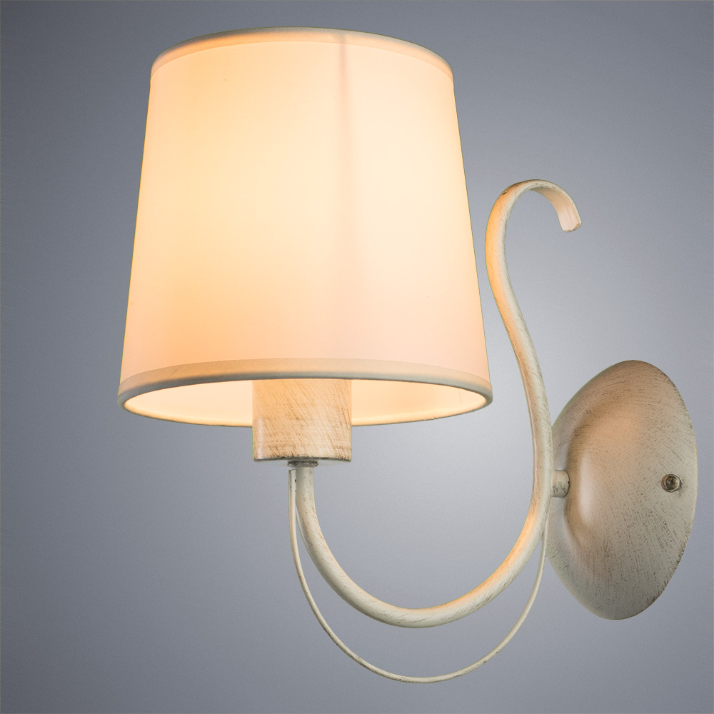 Бра Arte Lamp Orlean A9310AP-1WG, цвет белый - фото 2