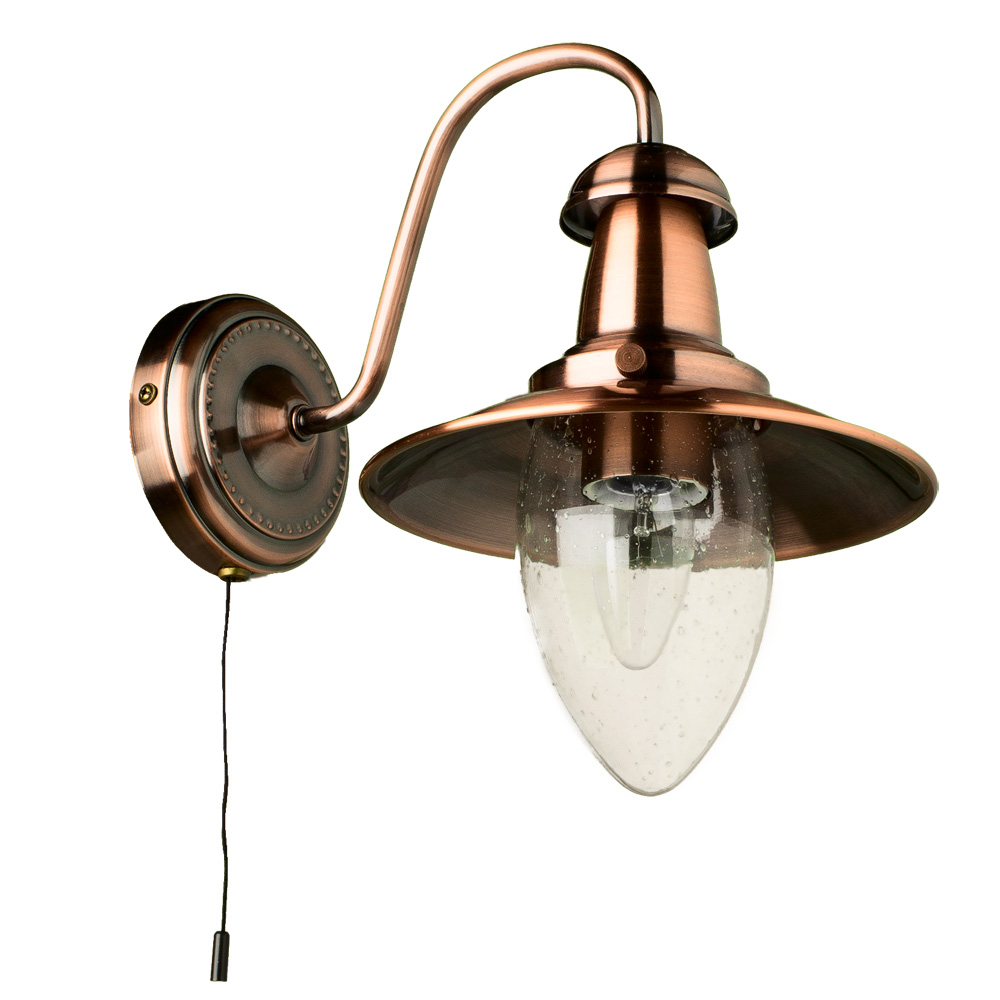 Бра Arte Lamp FISHERMAN A5518AP-1RB, цвет бронза - фото 1