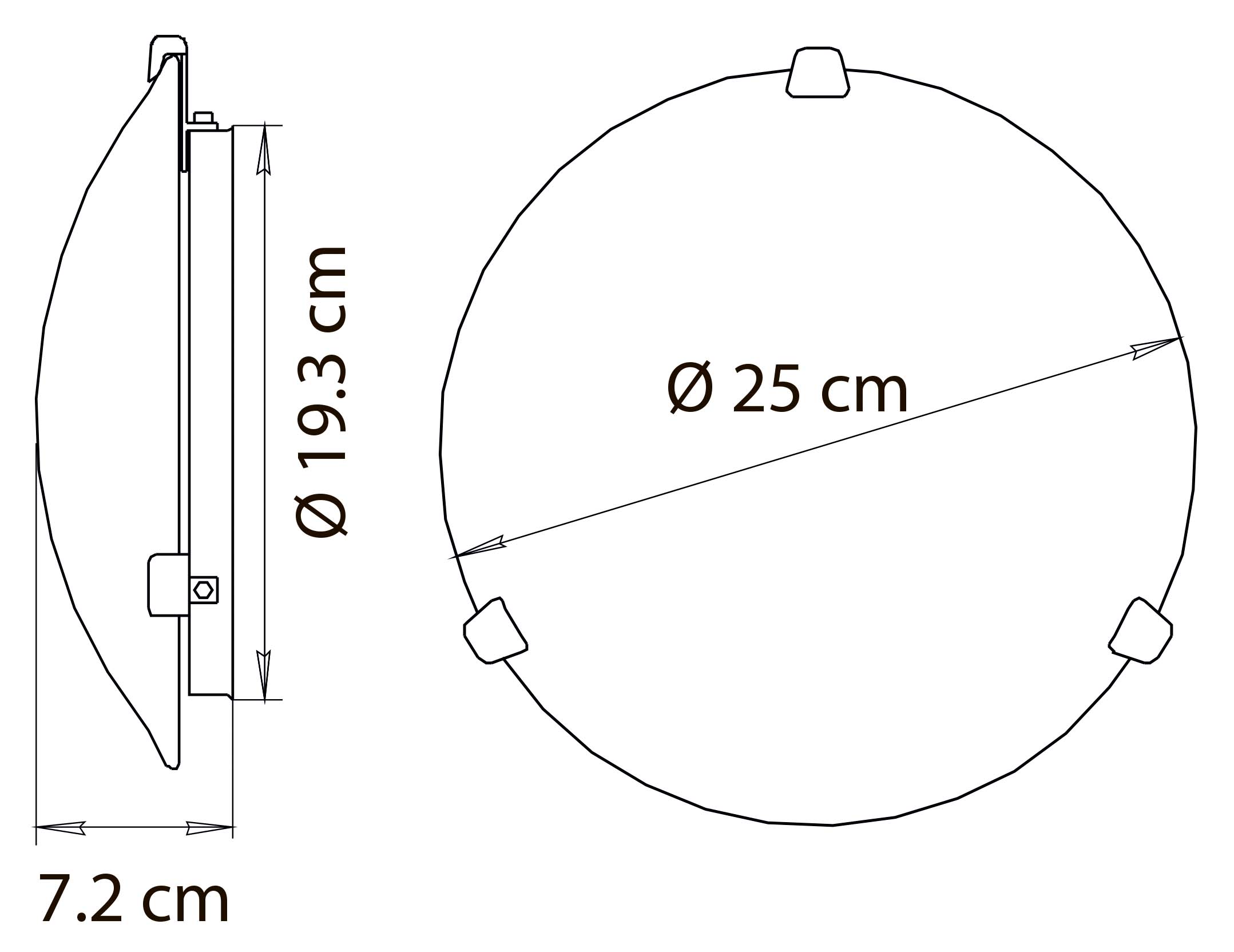 Светильник Arte Lamp Plain A3720PL-1CC, цвет белый - фото 4