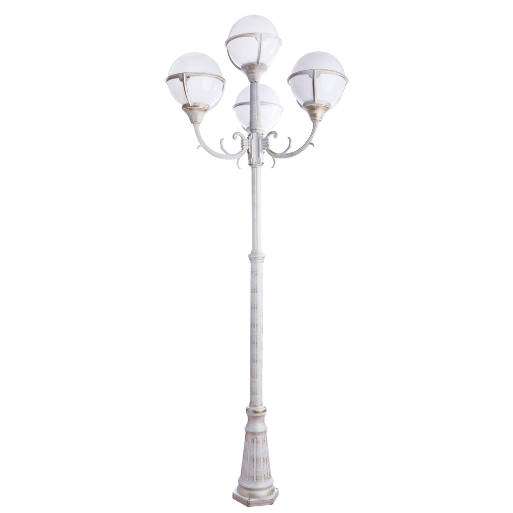 Уличный светильник Arte Lamp MONACO A1497PA-4WG, цвет белый