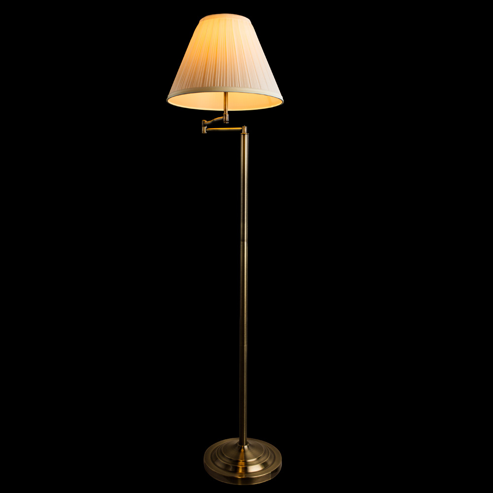 Торшер Arte Lamp CALIFORNIA A2872PN-1AB, цвет белый - фото 2