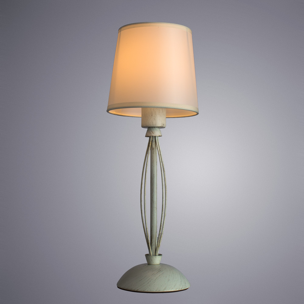 Настольная лампа Arte Lamp ORLEAN A9310LT-1WG, цвет белый - фото 2