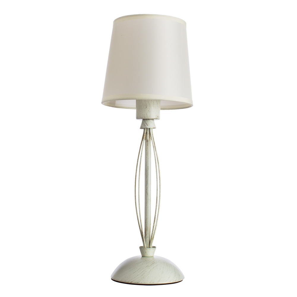 Настольная лампа Arte Lamp ORLEAN A9310LT-1WG, цвет белый - фото 1