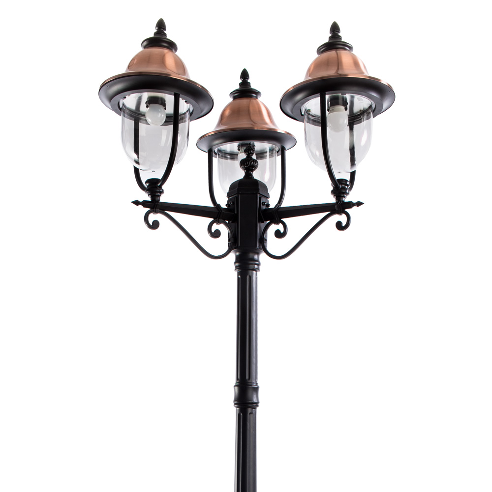 Уличный светильник Arte Lamp BARCELONA A1486PA-3BK, цвет черный