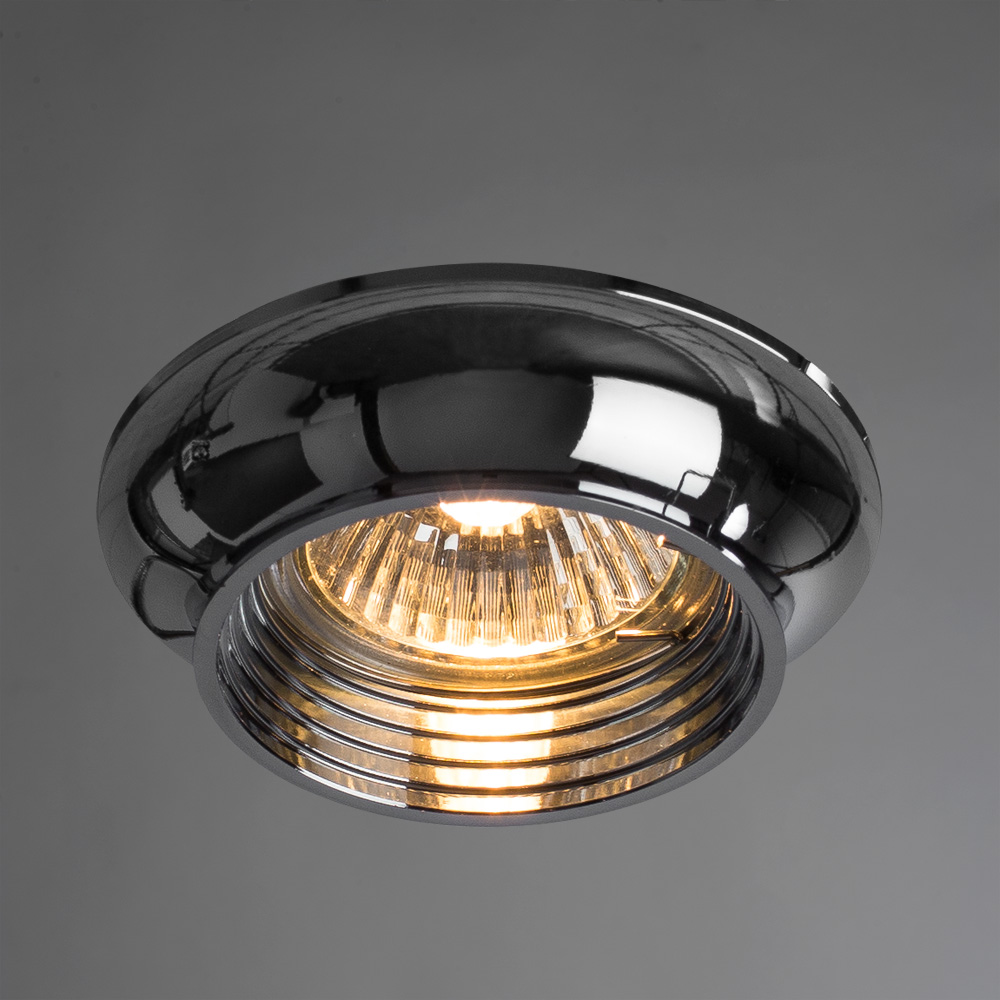 Встраиваемый светильник Arte Lamp CROMO A1061PL-1CC, цвет хром - фото 2