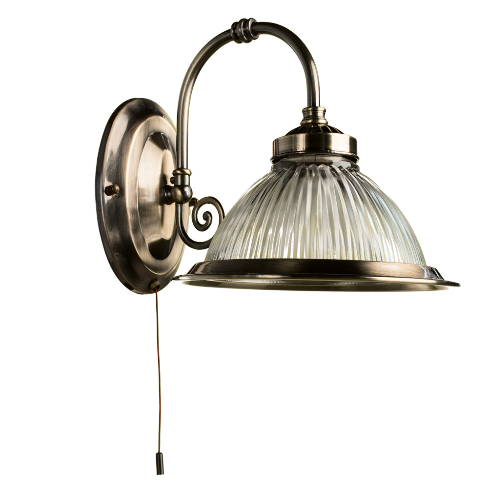 Бра Arte Lamp AMERICAN DINER A9366AP-1AB, цвет бронза