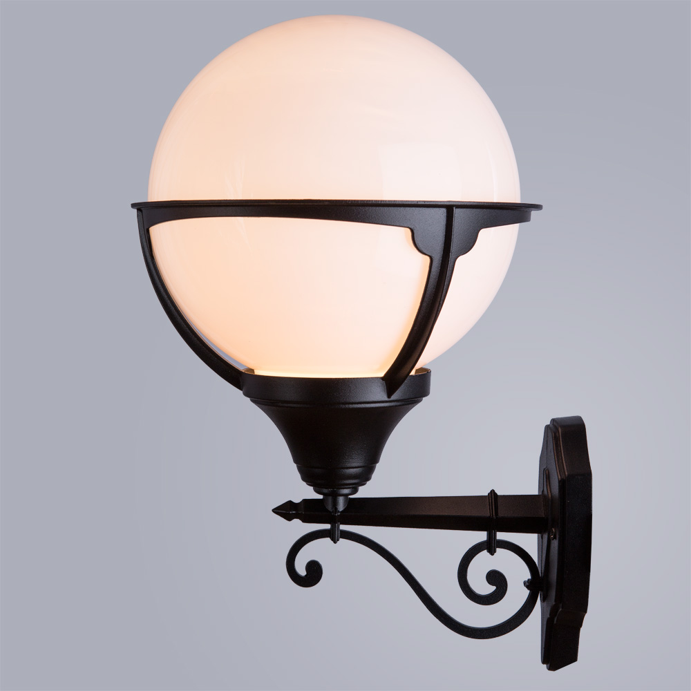 Уличный светильник Arte Lamp MONACO A1491AL-1BK, цвет белый - фото 2