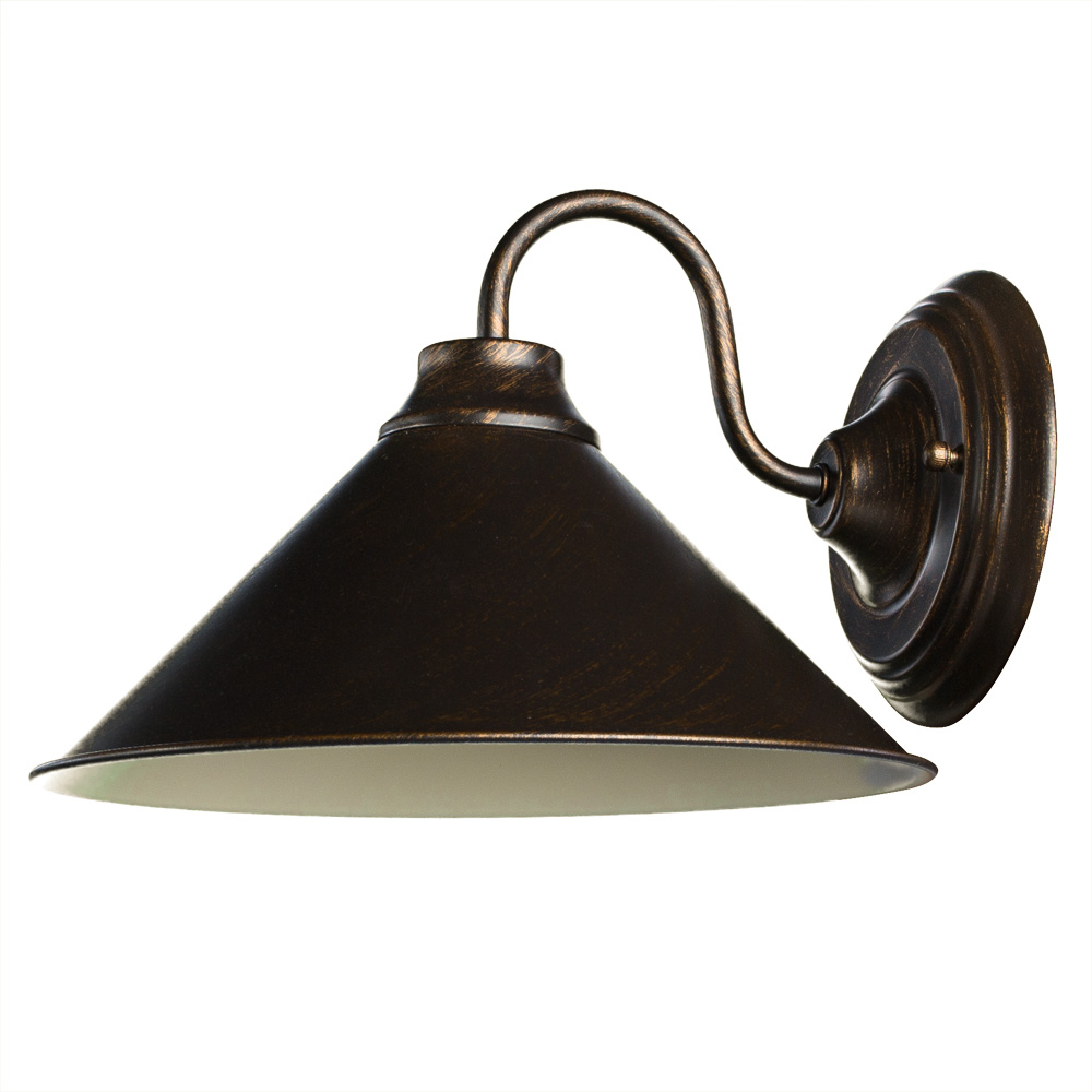 Бра Arte Lamp Bevel A9330AP-1BR, цвет коричневый - фото 1