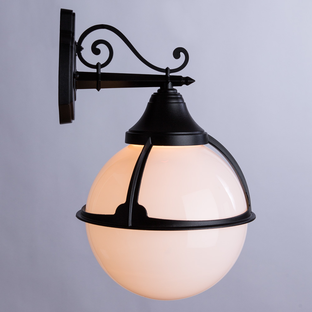 Уличный светильник Arte Lamp MONACO A1492AL-1BK, цвет белый - фото 2