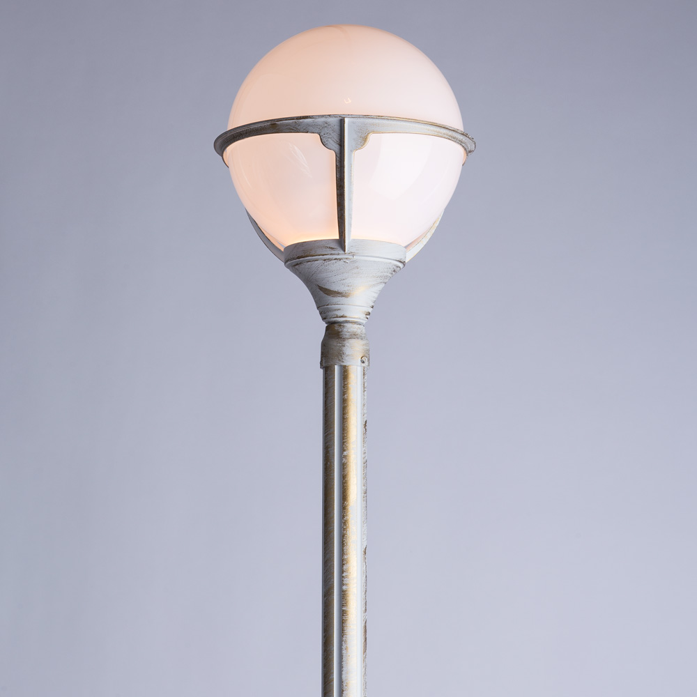 Уличный светильник Arte Lamp MONACO A1497PA-1WG, цвет белый - фото 2