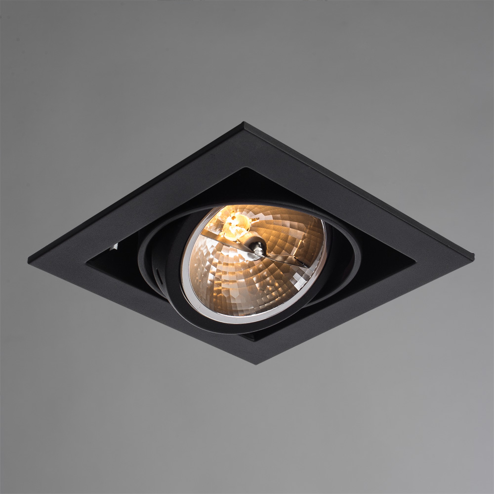 Встраиваемый светильник Arte Lamp CARDANI GRANDE A5935PL-1BK, цвет черный - фото 2