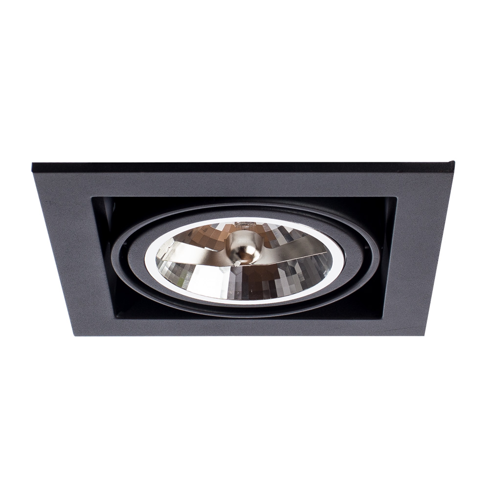 Встраиваемый светильник Arte Lamp CARDANI GRANDE A5935PL-1BK, цвет черный - фото 1