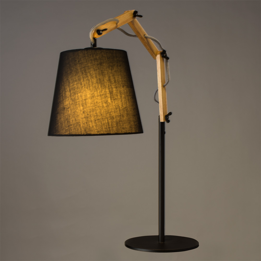 Настольная лампа Arte Lamp PINOCCHIO A5700LT-1BK, цвет черный - фото 2
