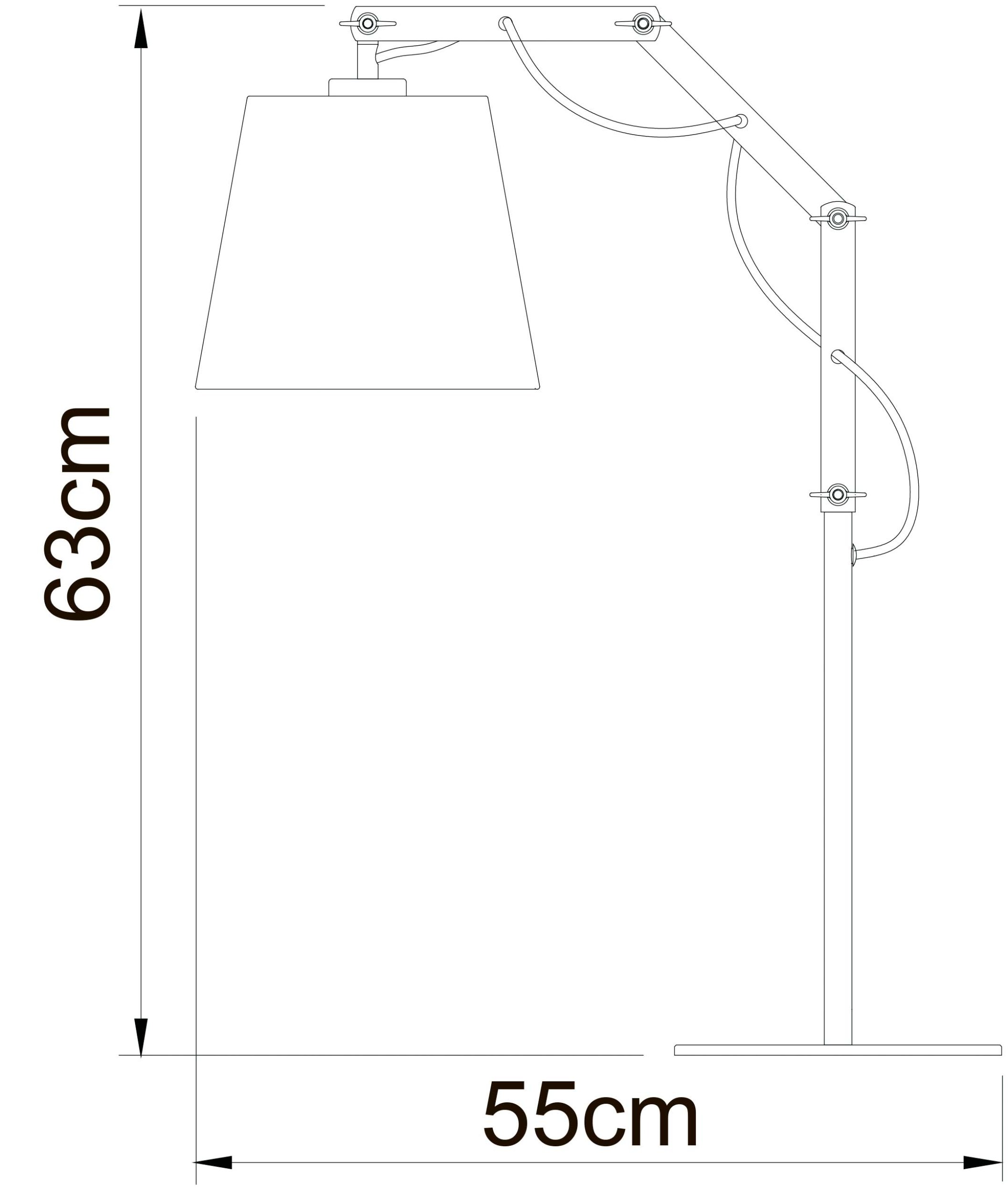 Настольная лампа Arte Lamp PINOCCHIO A5700LT-1BK, цвет черный - фото 4