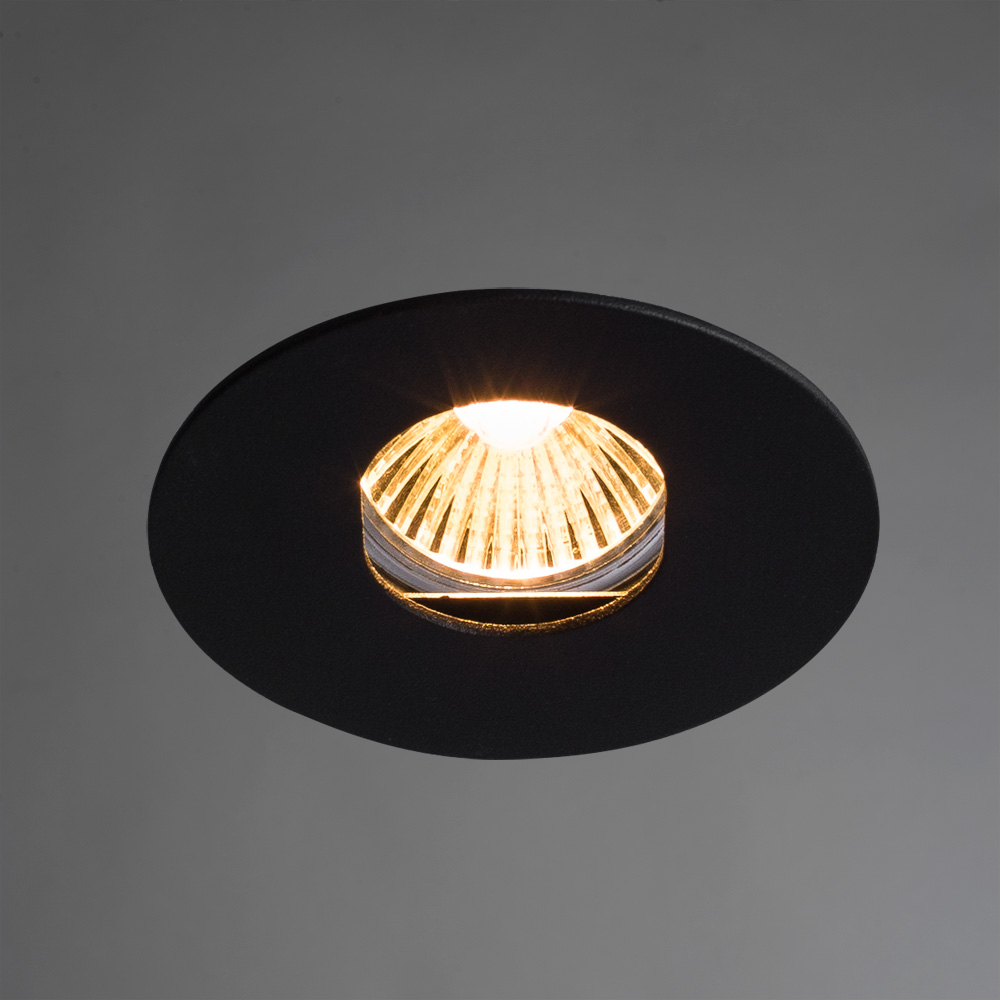 Встраиваемый светильник Arte Lamp ACCENTO A3219PL-1BK, цвет черный - фото 2