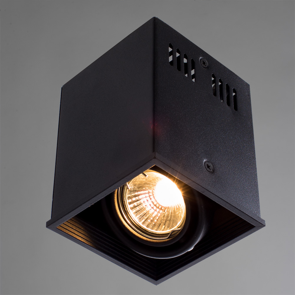Потолочный светильник Arte Lamp Cardani Piccolo A5942PL-1BK, цвет черный - фото 2