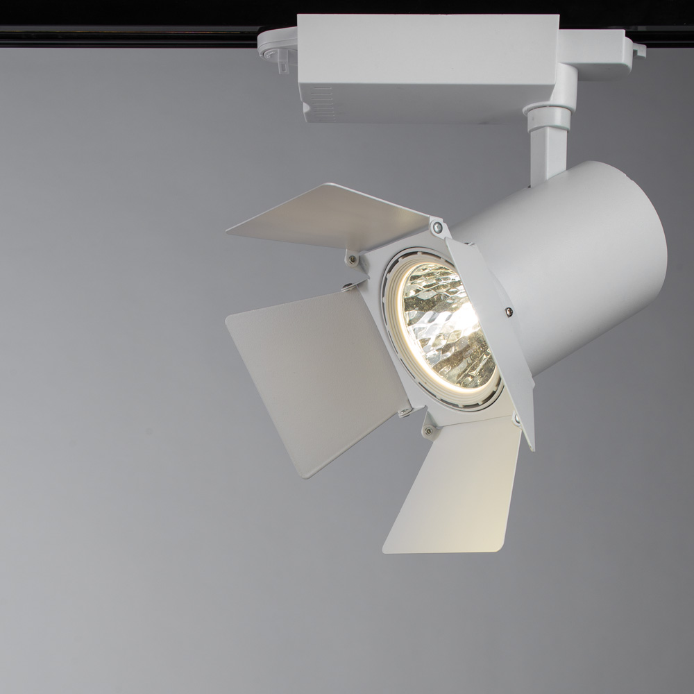 Трековый светильник Arte Lamp Falena A6730PL-1WH, цвет белый - фото 2