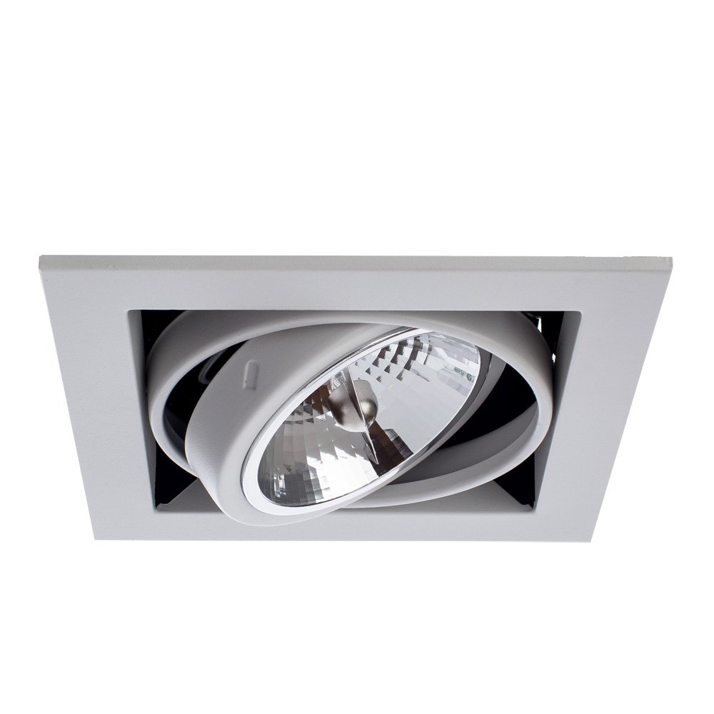 Встраиваемый светильник Arte Lamp CARDANI GRANDE A5935PL-1WH, цвет белый