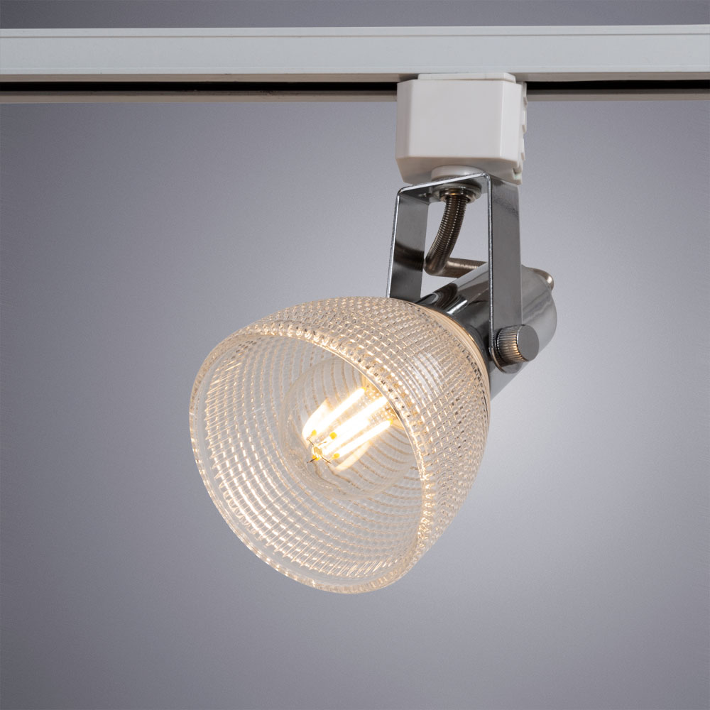 Трековый светильник Arte Lamp RICARDO A1026PL-1CC, цвет прозрачный - фото 2