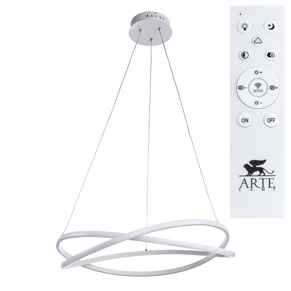 Светильник Arte Lamp SWING A2522SP-2WH, цвет белый - фото 1