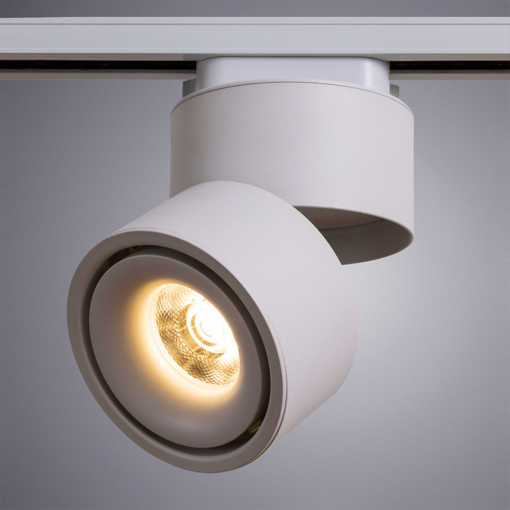 Трековый светильник Arte Lamp Arcturus A7716PL-1WH, цвет белый - фото 2