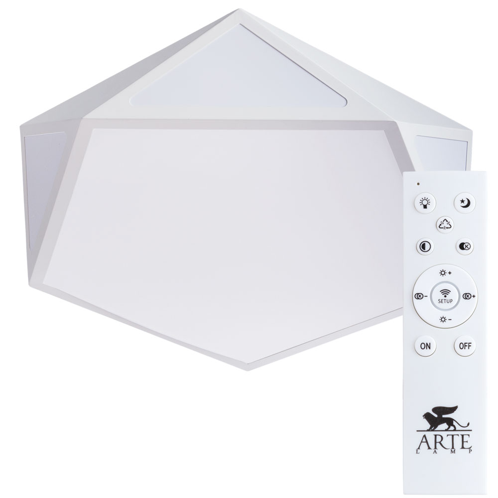 Светильник Arte Lamp Multi-piazza A1931PL-1WH, цвет белый - фото 1