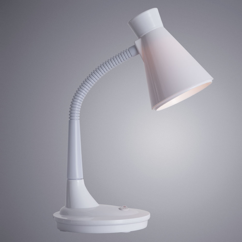 Настольная Лампа Arte Lamp Desk A2007LT-1WH, цвет белый - фото 2