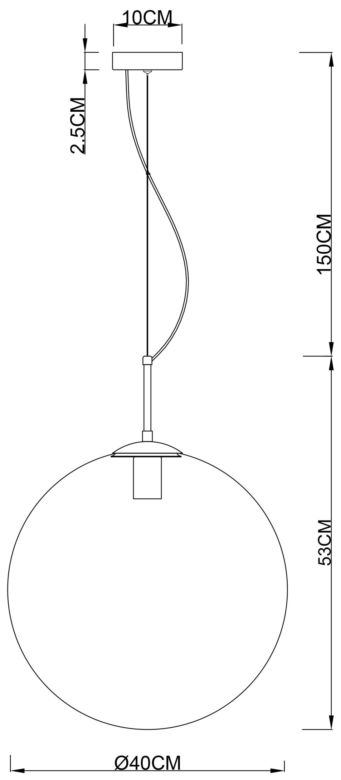 Светильник Arte Lamp Volare A1564SP-1CC, цвет белый - фото 3