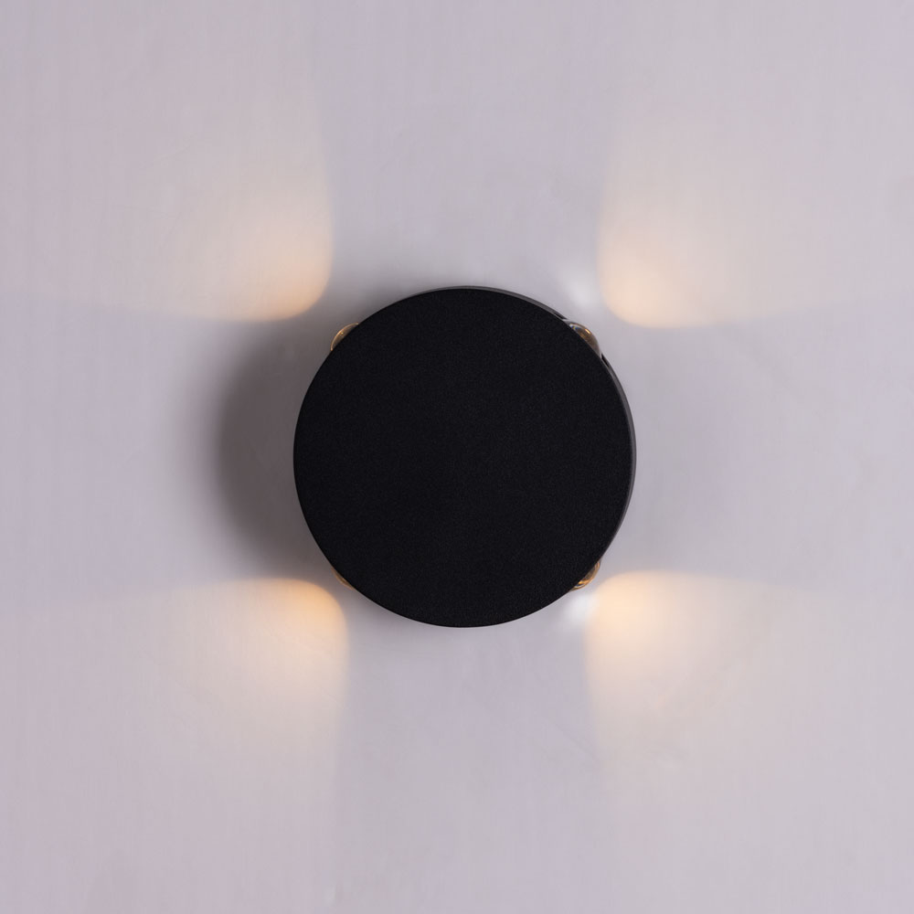 Светильник Arte Lamp Tamburello A1525AP-1BK, цвет черный - фото 2